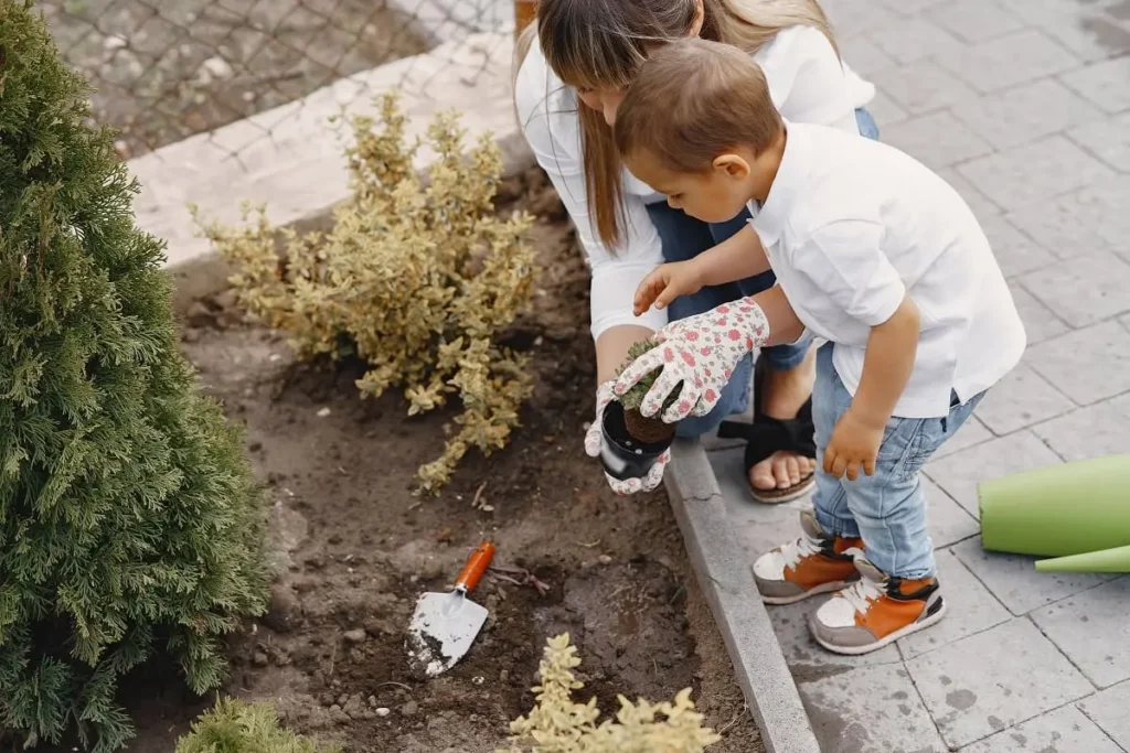 kit de jardinagem infantil