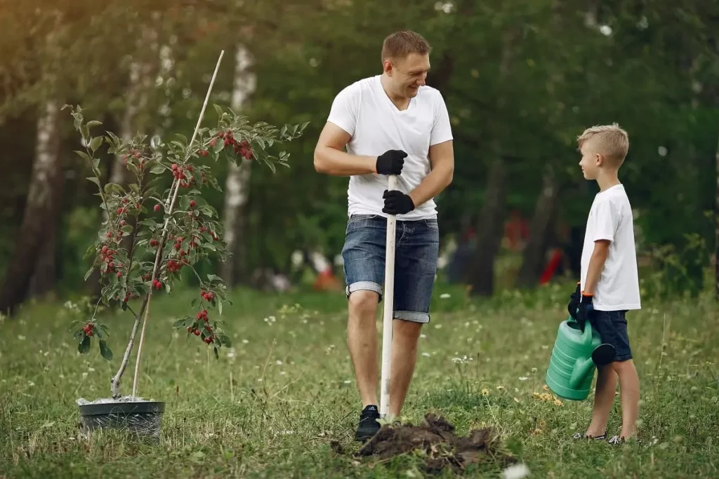 kit de jardinagem infantil